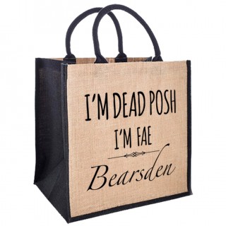 Dead Posh Jute Shopper+Tag product image